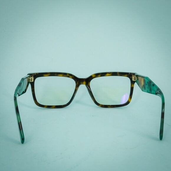 Prada PR10YV Pillow Eyeglasses Glasses 2AU1O1-Tortoise Green Brown Frames - Picture 3 of 6